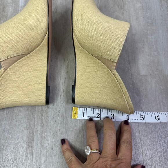 J.Crew Bianca woven wedge sandals Size 8 BR615 - Picture 7 of 8